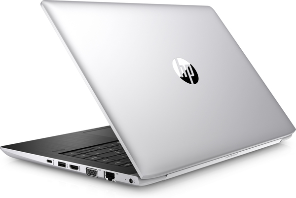 HP 14" ProBook 440, 128GB, Win 10 Pro - kannettava, hopea (ML)