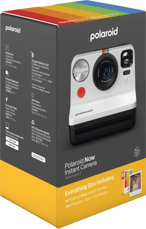 POLAROID Camera Now Gen. 2 E-box Black & White