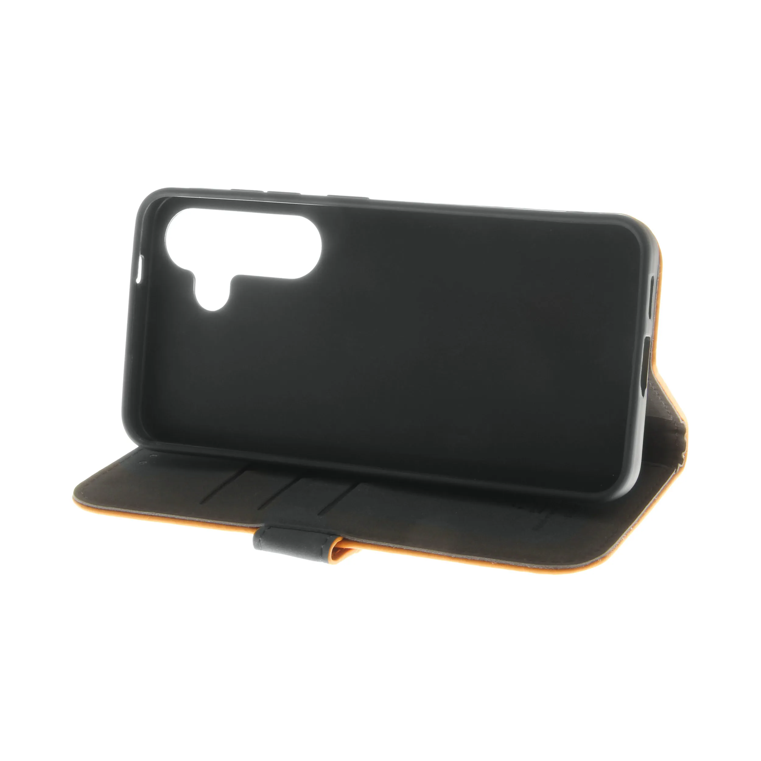 Insmat Premium Flip Case, Galaxy S24 - pl&aring;nboksfodral, Brun