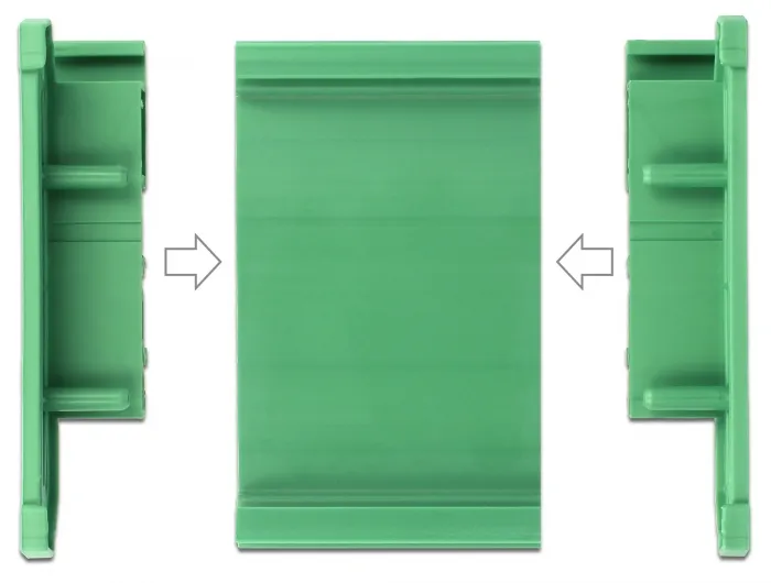 Board Holder for DIN Rail 10 cm long