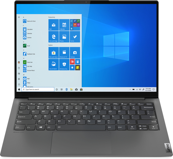Lenovo Yoga Slim 7 13.3&quot; i5-1135G7, 8 Gt, 512 Gt, Win 10 Home -kannettava, Harmaa