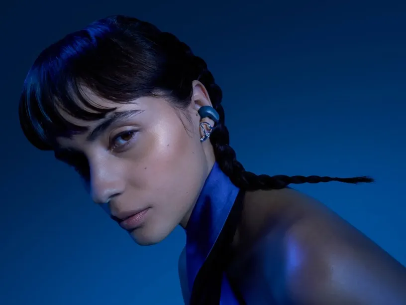 Bose Ultra Open Wireless Earbuds, Lunar Blue