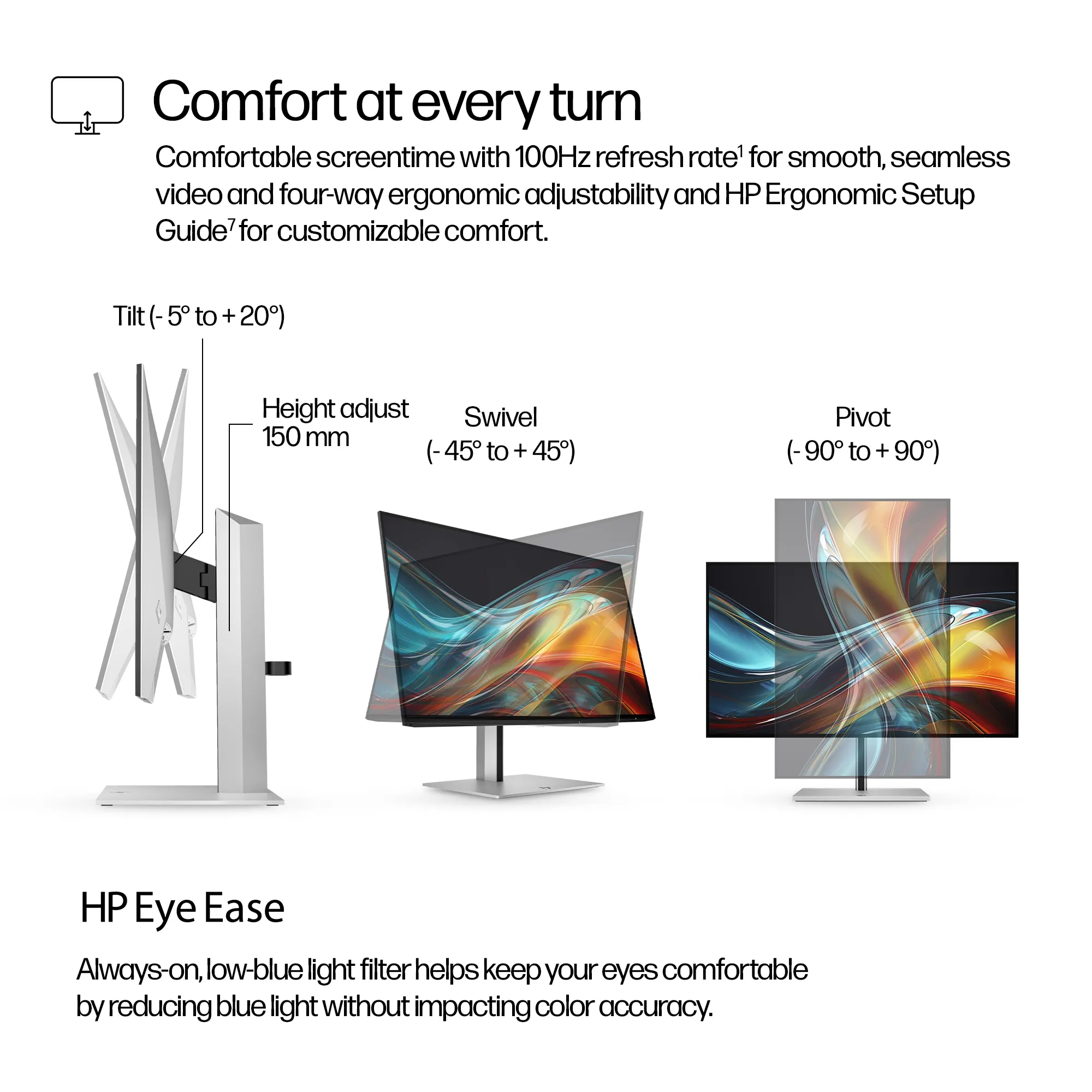 HP Series 7 Pro 724pn 24" WUXGA, IPS -n&auml;ytt&ouml;, USB hub