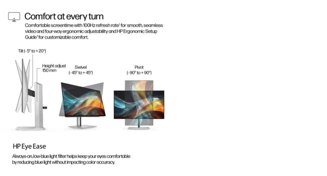 HP S7 Pro 724pn WUXGA MNTR