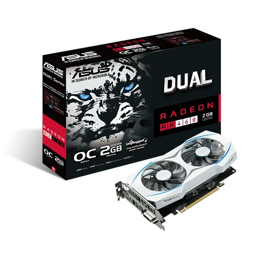 Asus Radeon RX 460 Dual 2GB -n&auml;yt&ouml;nohjain
