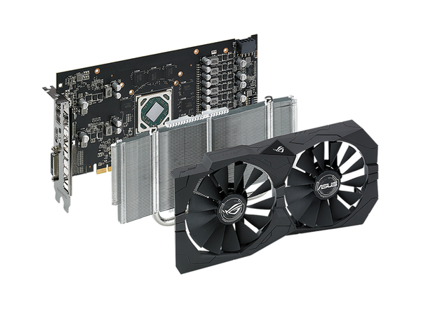 ASUS ROG Strix AMD Radeon RX 560 4GB GDDR5 PCIe 4.0 1xHDMI 2.0b