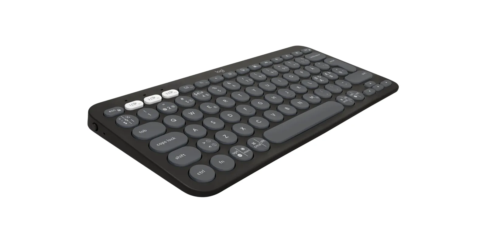 Pebble Keys 2 K380s Wireless Keyb, Tonal Graphite (Nordic)