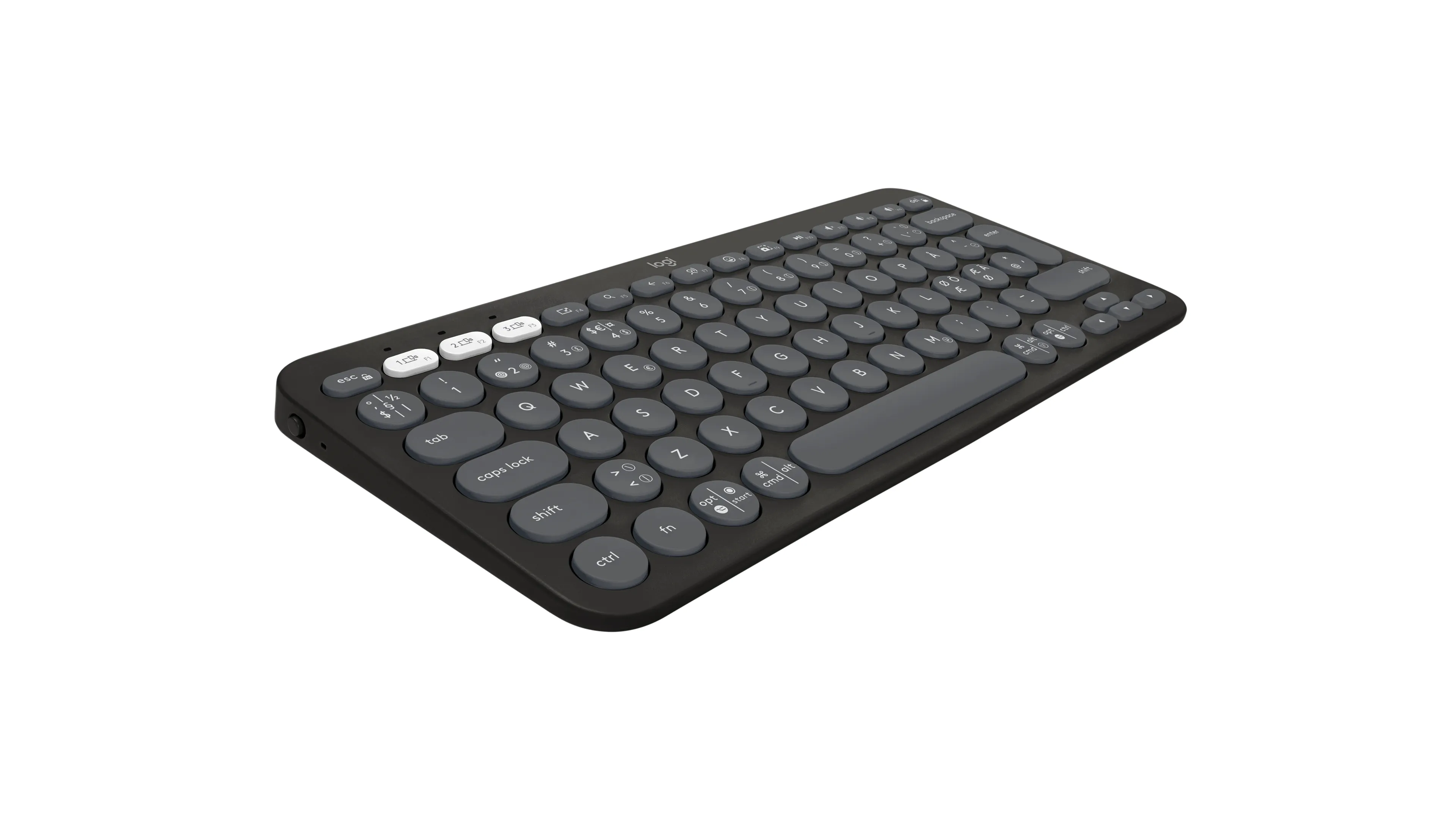 Logitech Pebble Keys 2 K380s Wireless Keyboard, Graphite