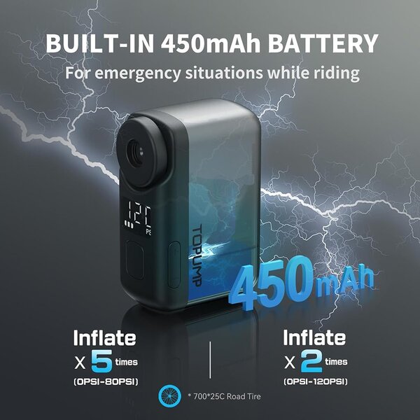 CYCPLUS AS200 PRO Mini elektrisk cykelpump