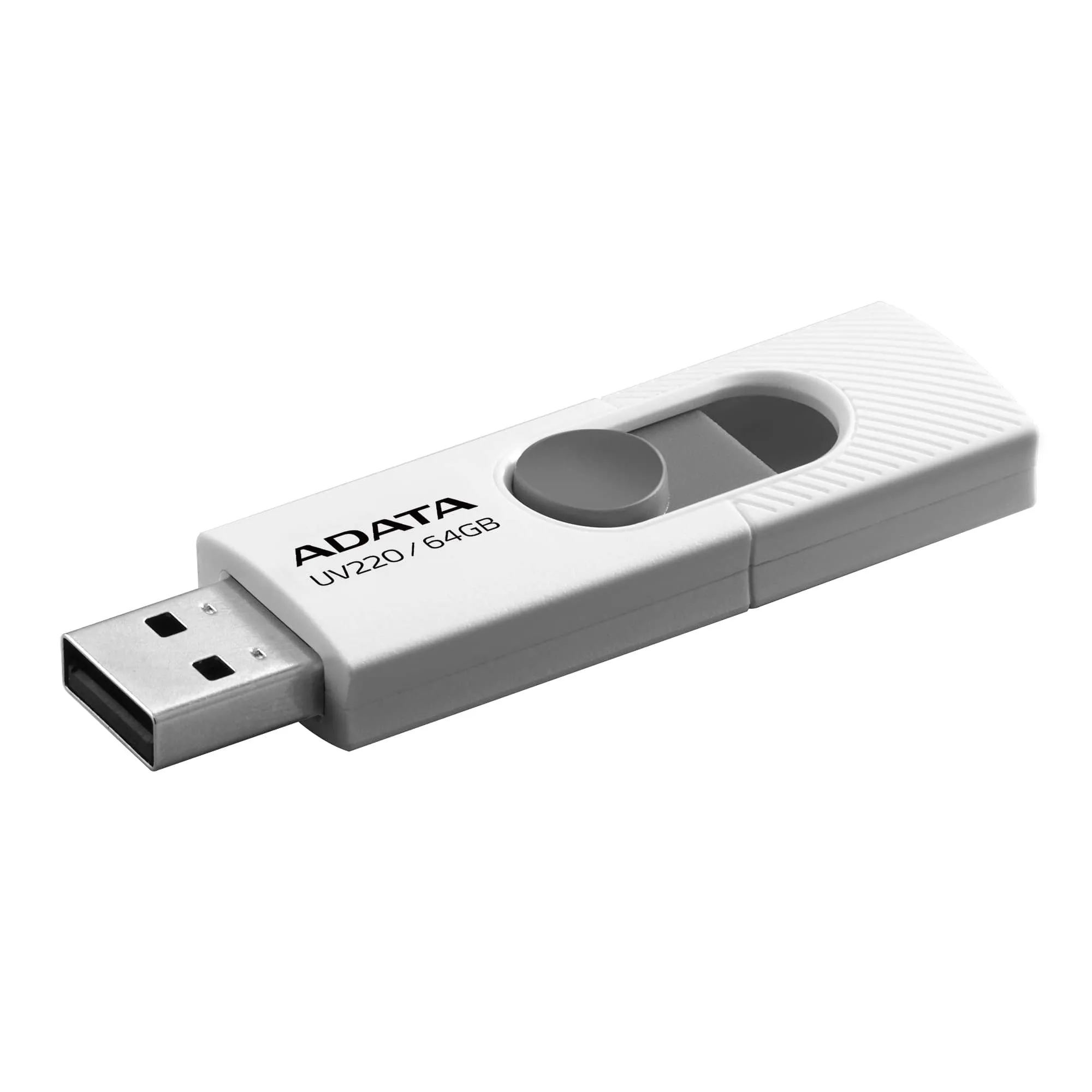 A-Data 64 GB UV220 USB 2.0 - minne, Grå/Vit