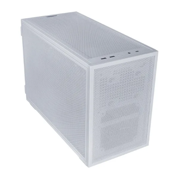 Lian Li DAN Case B4 Micro-ATX Case, White