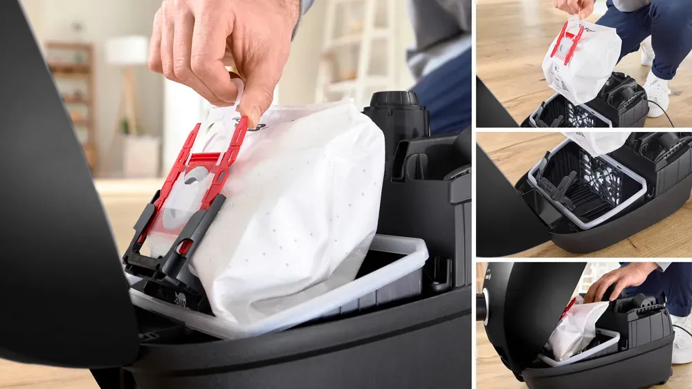 Bosch Serie 4 BGB41BA1 4L 600W Cylinder vacuum cleaner, Black