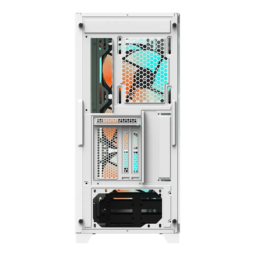 GIGABYTE C301GW V2 Midi-Tower Case with RGB lighting, White