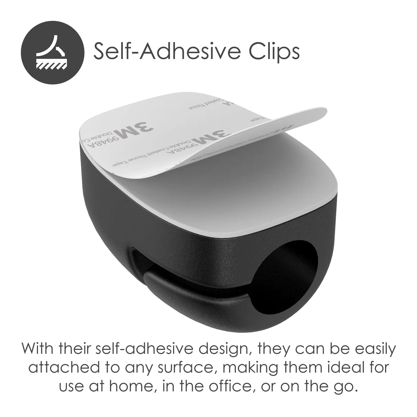 DESIRE2 Cable Nuggets Tidy x10 Black