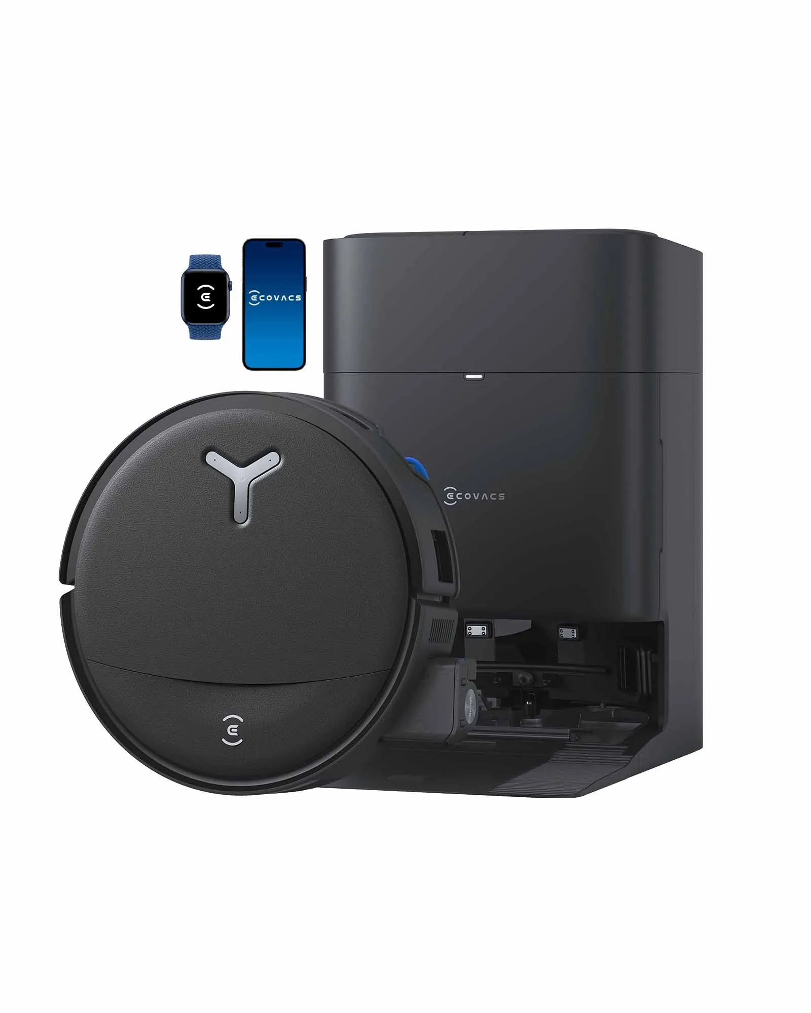 ECOVACS DEEBOT T80S OMNI - robotdammsugare, svart