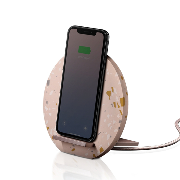 Native Union - DOCK WIRELESS TERRAZZO - ROSE