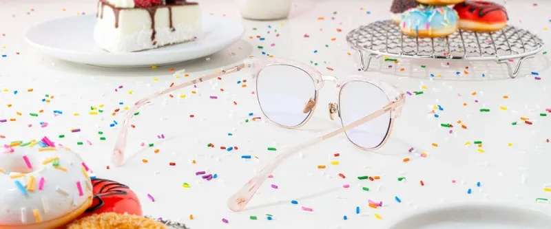 Gunnar tokidoki Donutella - computer glasses, Pink Sprinkles / Amber