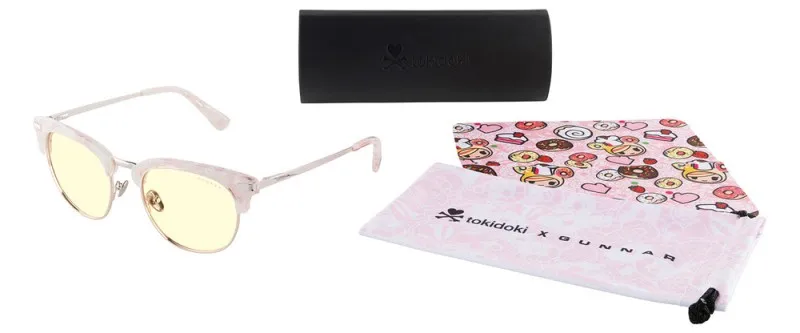 Gunnar tokidoki Donutella - computer glasses, Pink Sprinkles / Amber