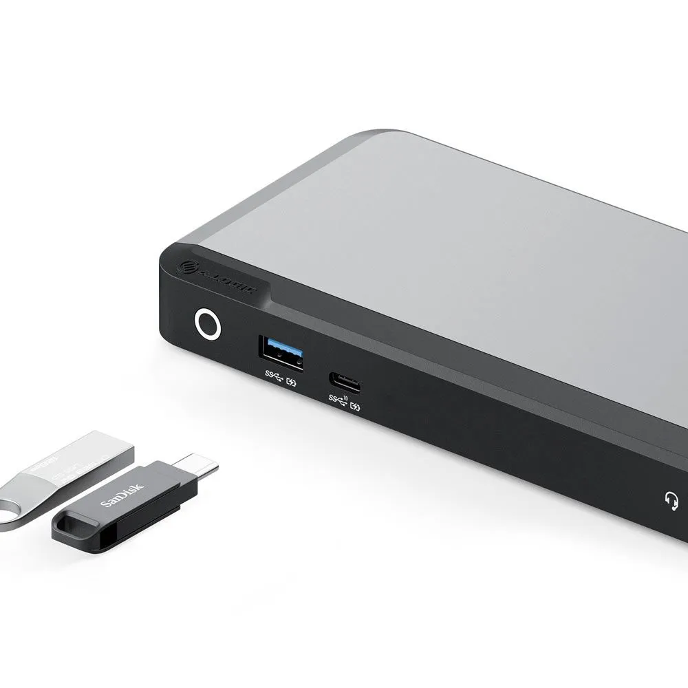 ALOGIC PRIME DX2 Dock - Universell dockningsstation med dubbla 4K och 65W PD