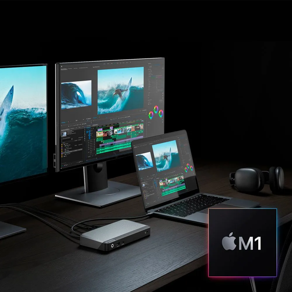 ALOGIC PRIME DX2 Dock - Universell dockningsstation med dubbla 4K och 65W PD