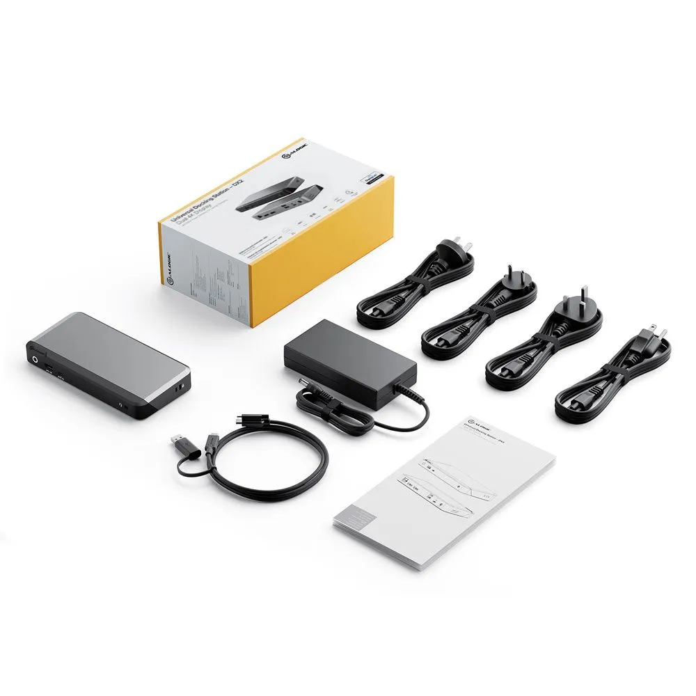ALOGIC PRIME DX2 Dock - Universell dockningsstation med dubbla 4K och 65W PD