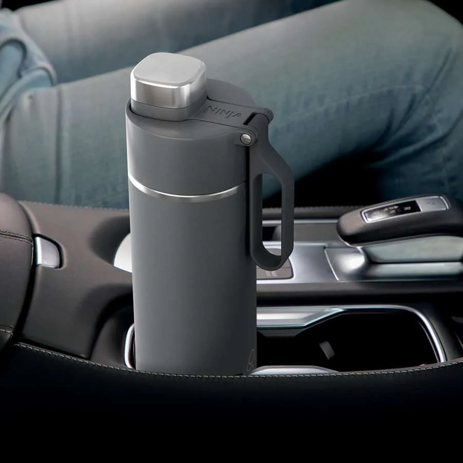 Ninja Thirsti 530ml -travel bottle, grey