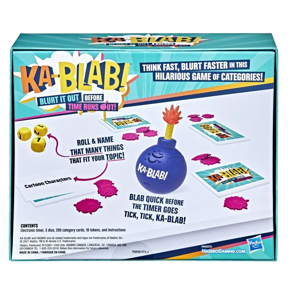 Hasbro Ka-Blab! - br&auml;dspel (FI/SE)