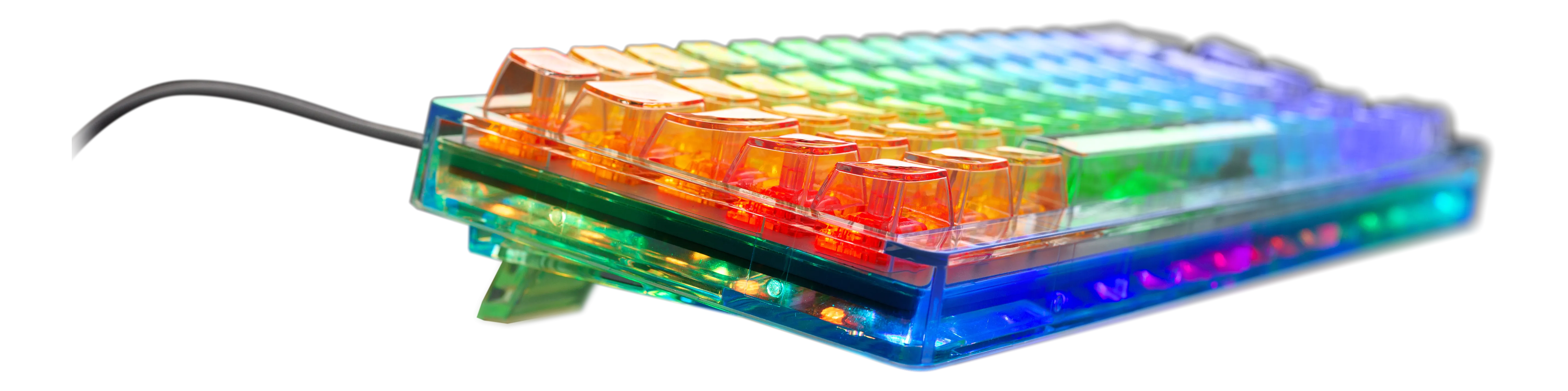 Deltaco Gaming DK460, 65%, Content KTT Switches, Hot swappable, RGB -pelin&auml;pp&auml;imist&ouml;, l&auml;pin&auml;kyv&auml;