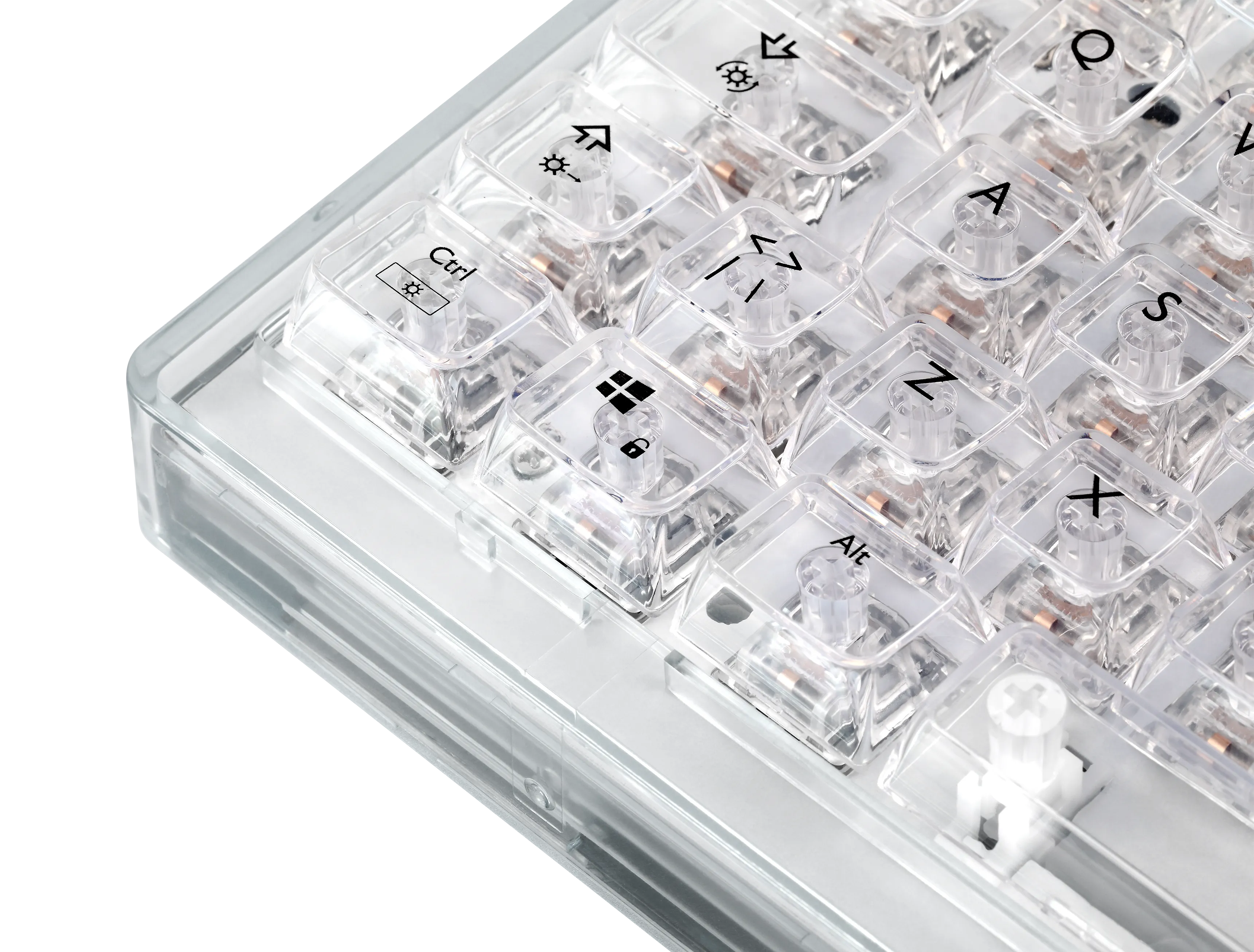 Deltaco Gaming DK460, 65%, Content KTT Switches, Hot swappable, RGB - gaming keyboard, transparent