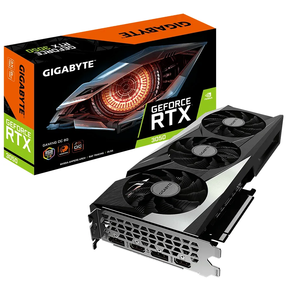 Gigabyte GeForce RTX 3050 Gaming OC 8GB - Graphics card