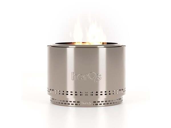 HERQS Chief Smokeless Fire Pit, Stainless Steel, 680 mm