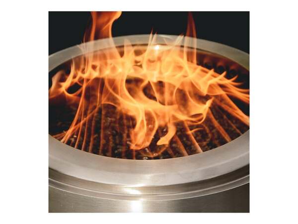 HERQS Chief Smokeless Fire Pit, Stainless Steel, 680 mm