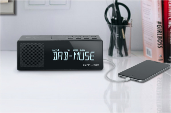 Muse M-172 DBT - clock radio, DAB+/FM/BT/Dual Alarm/NFC