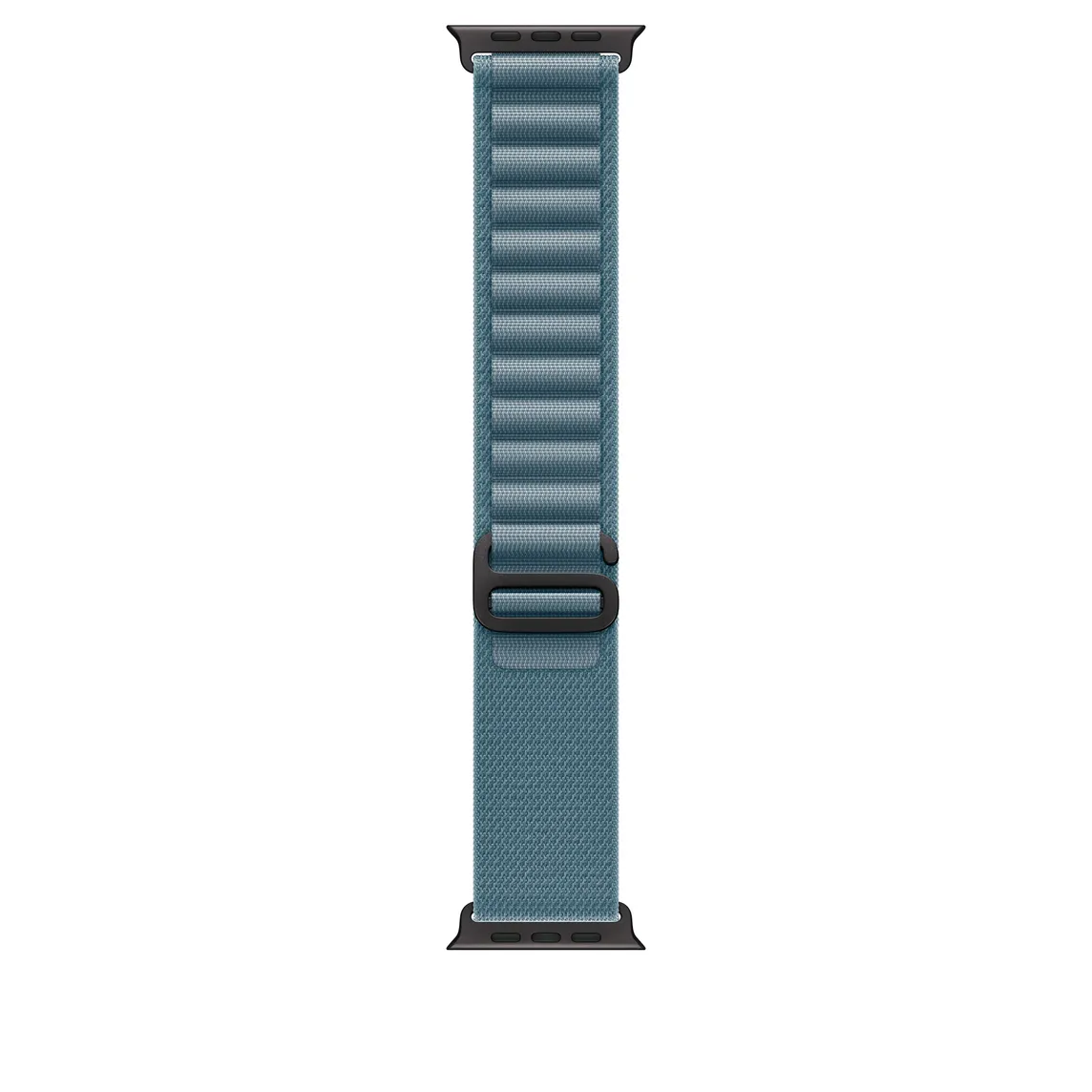 Apple Watch 49 mm Alpine Loop, Light Blue, Medium, Black Titanium Finish