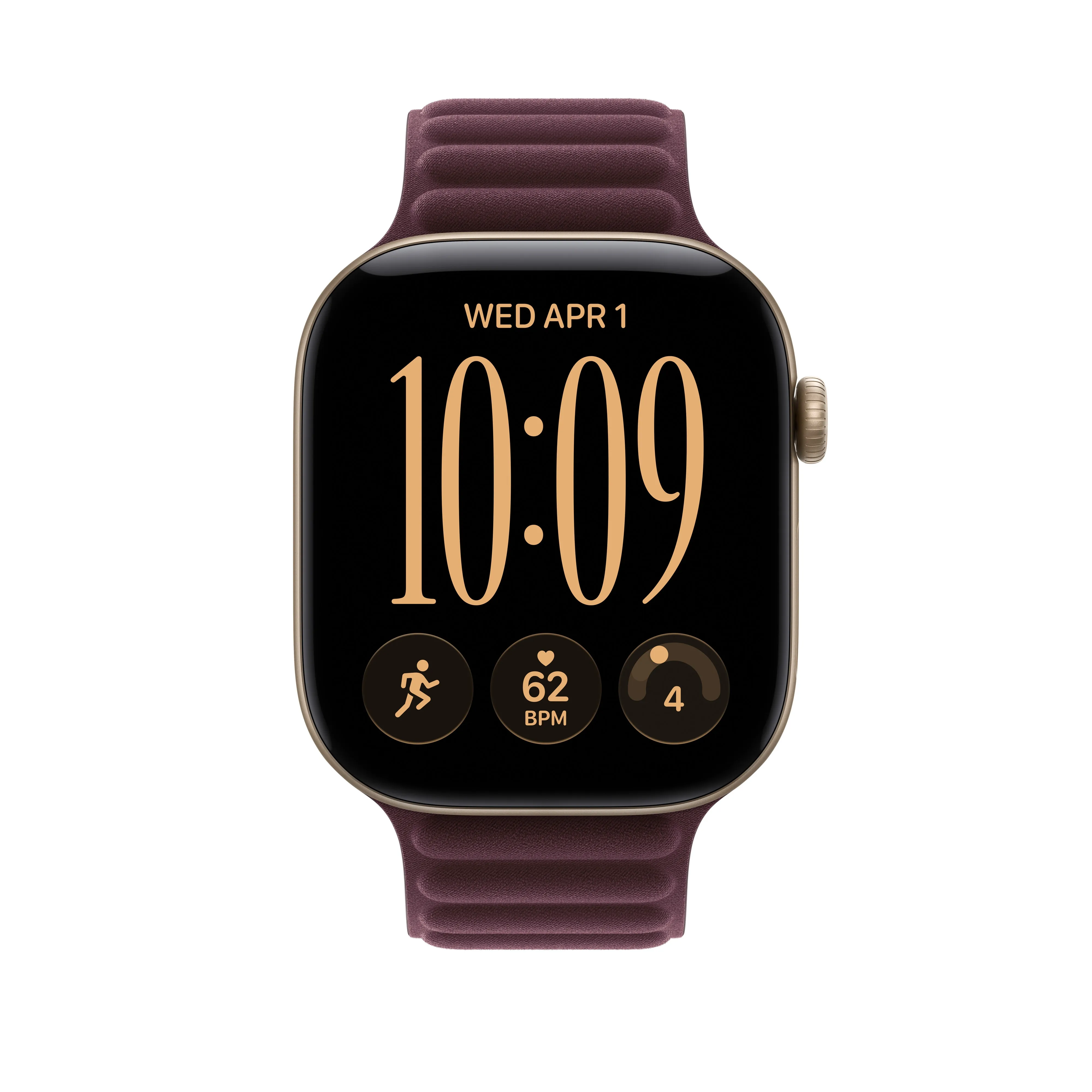 Apple Watch 46 mm Magnetic Link, Burgundy, S/M
