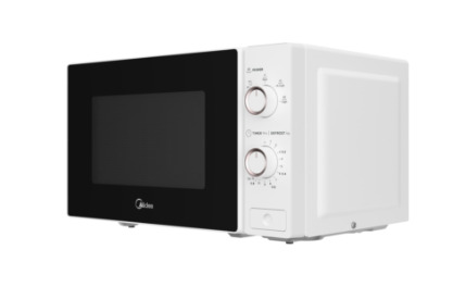 Midea MM720C2AT-W Freestanding Microwave Oven, 20 L, 700 W, White