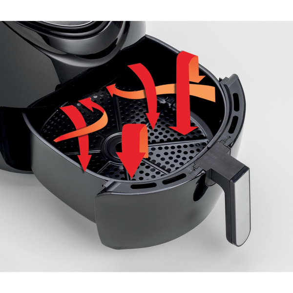 Ariete XXL Airfryer -kiertoilmakypsennin, musta, 5.5l