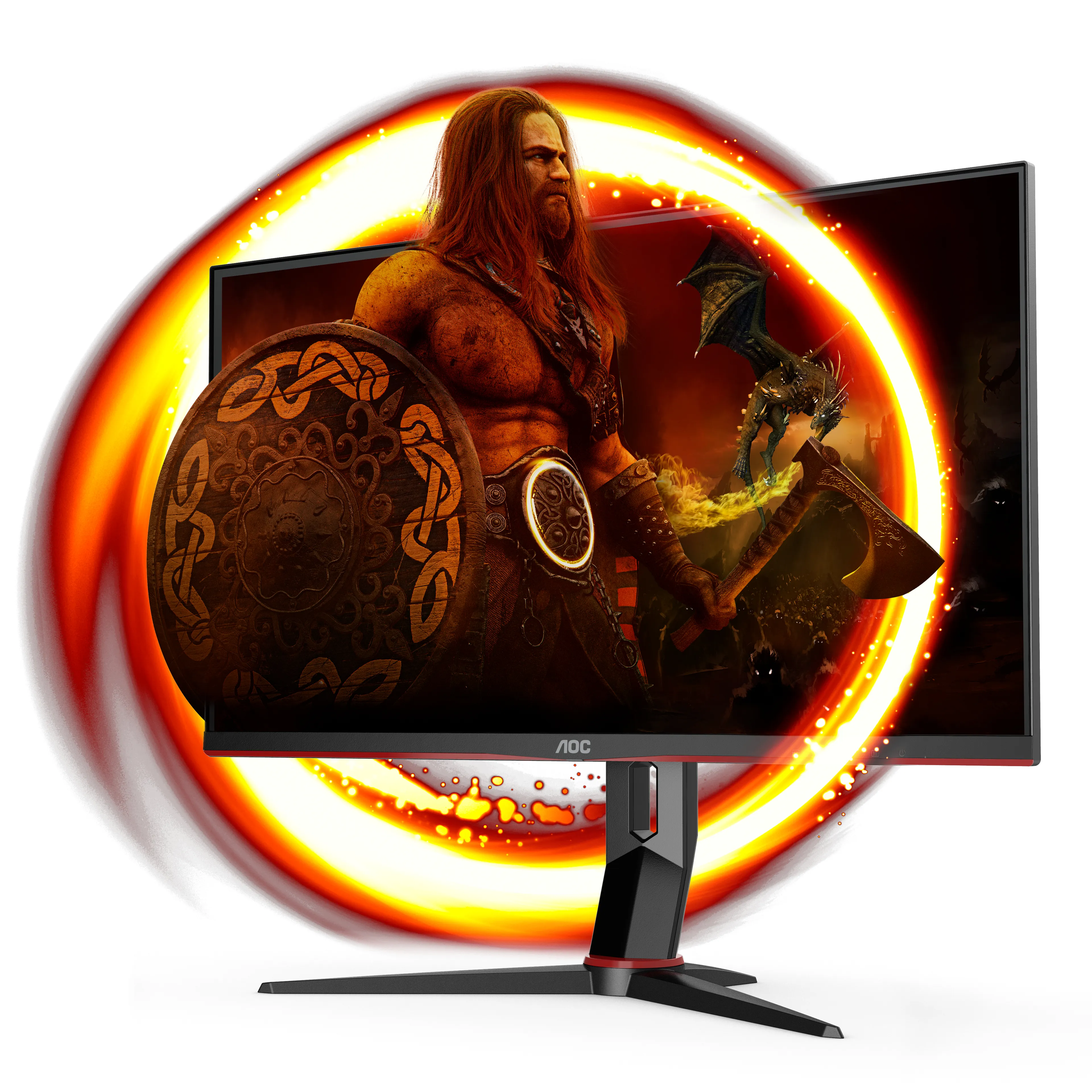 AOC 28&quot; G2 U28G2XU2/BK 4K UHD, IPS - gaming monitor
