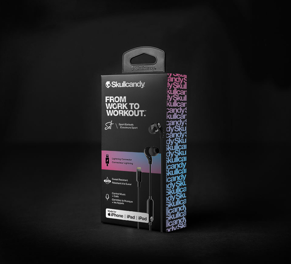 Skullcandy MIC1 + Lightning - in-ear h&ouml;rlurar, svart