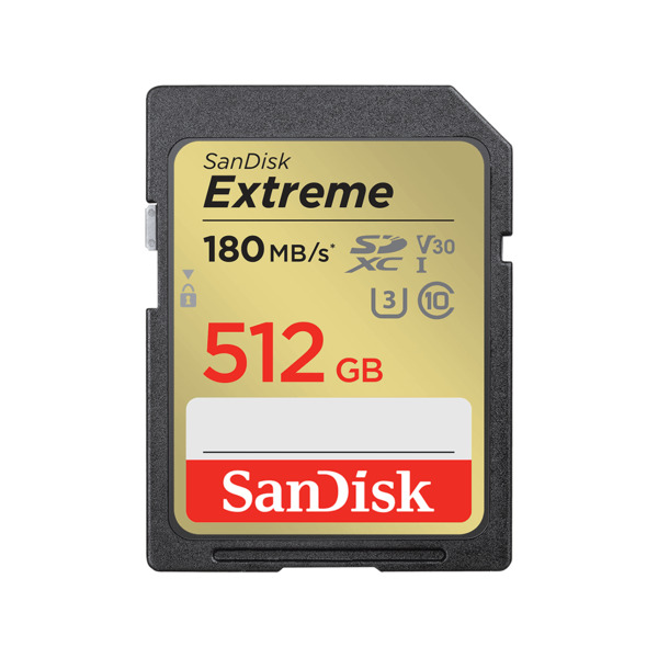 SanDisk Extreme Plus 512GB SDXC UHS-I card