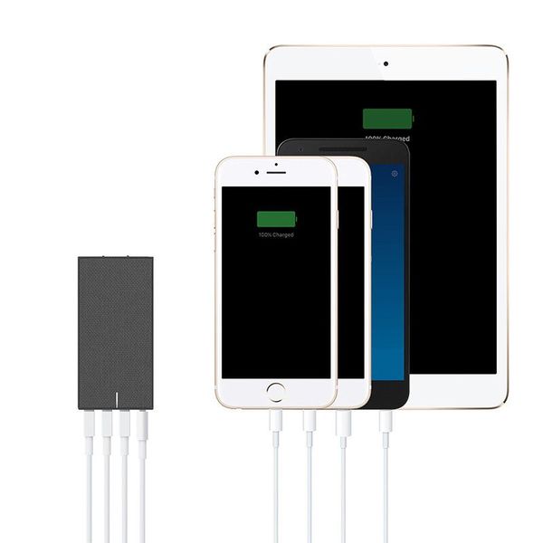Native Union Smart Charger International 4 USB - Slate