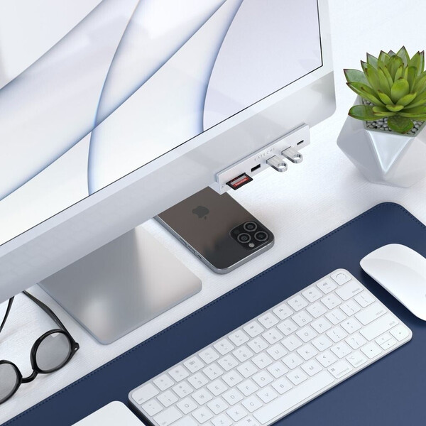 Satechi USB-C Clamp Hub for 24" iMac - adapter, Bl&aring;