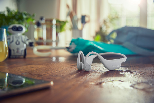 Philips Kids - wireless bone conduction earphones, grey