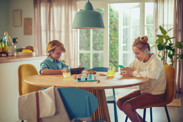 Philips Lasten langattomet -open-ear-kuulokkeet, harmaa