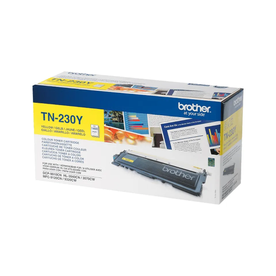 Brother TN230Y toner cartridge, Yellow