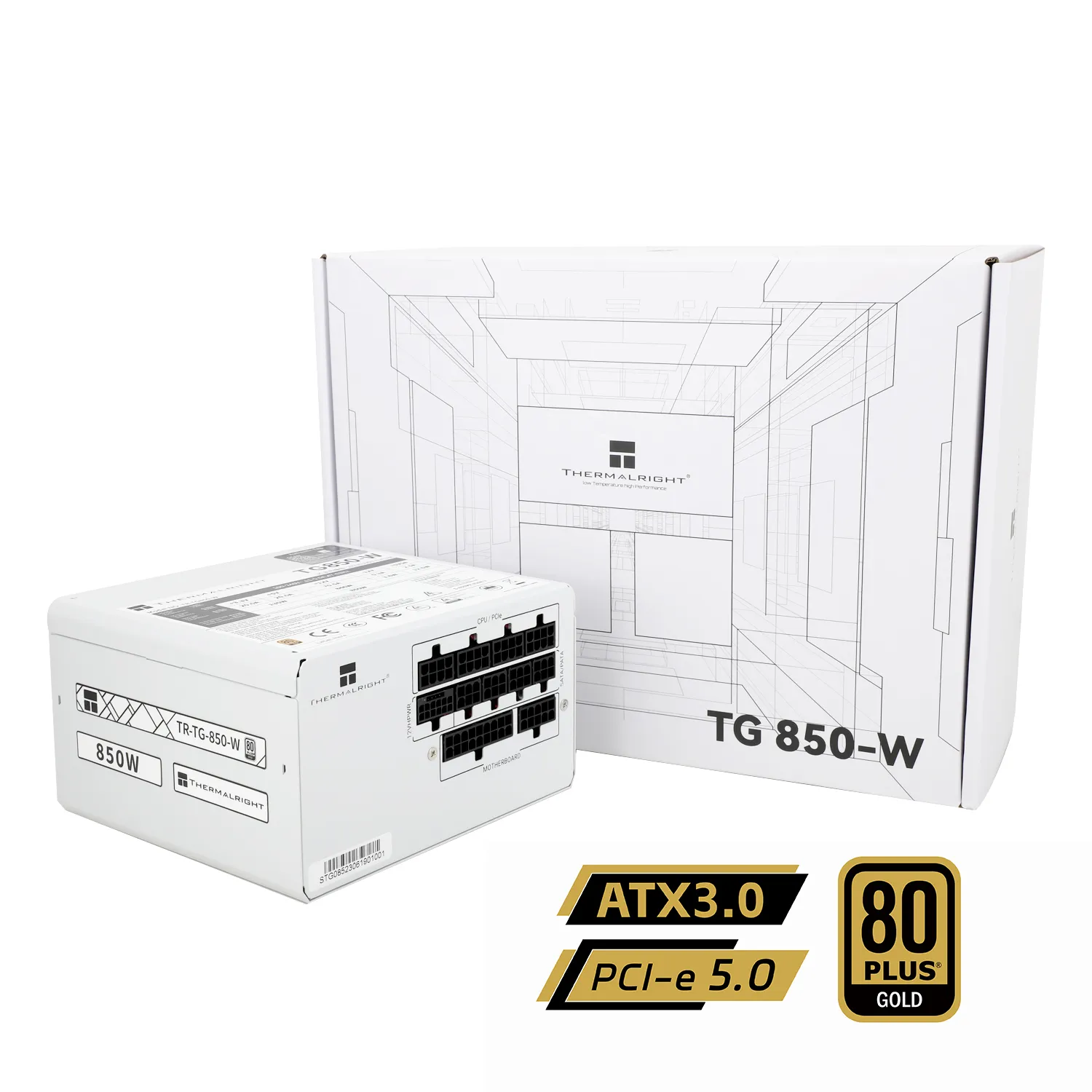 Thermalright 850 W850W - strömkälla, 80 Plus Platinum