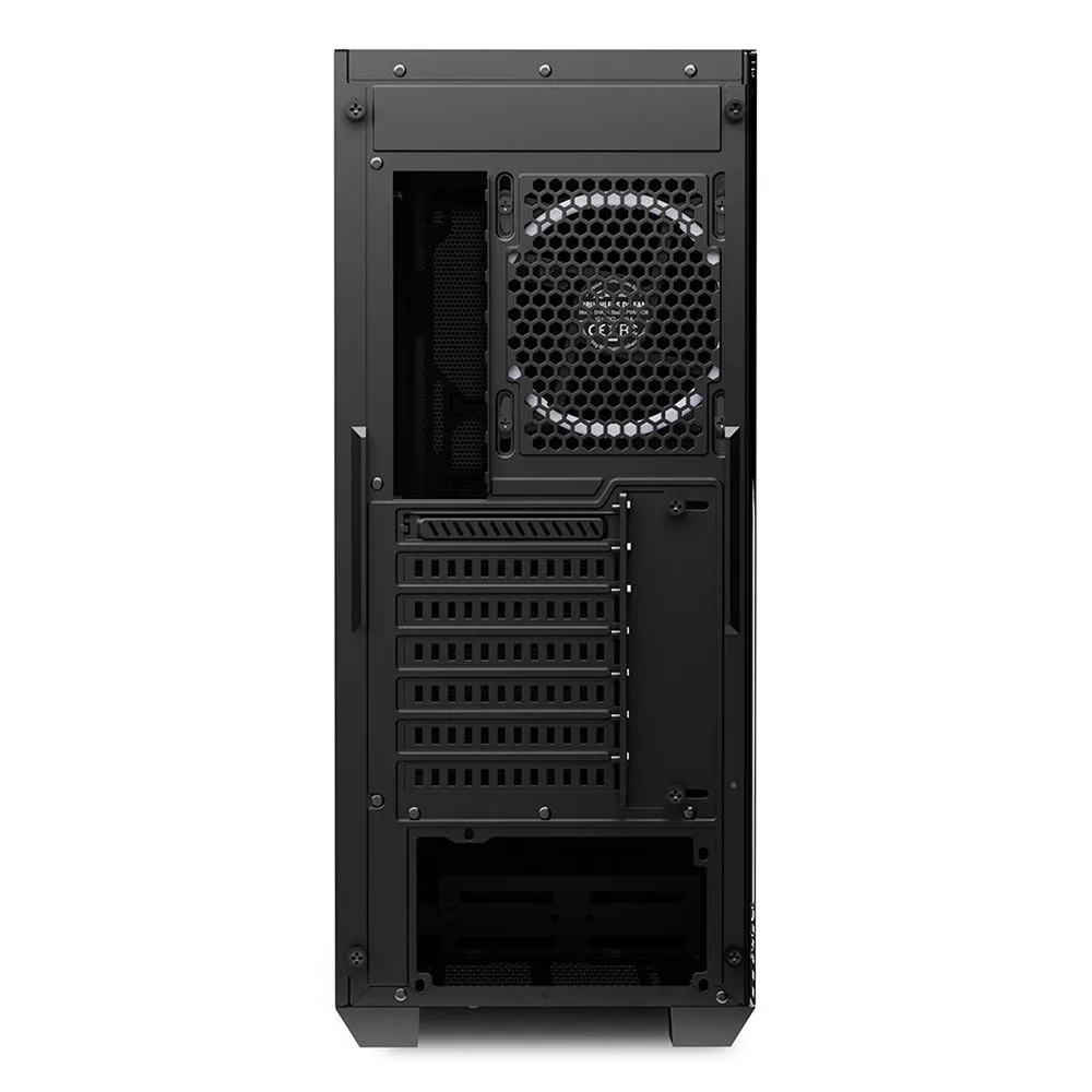 Sharkoon VS9 RGB Midi-Tower Case with window with RGB lighting, Black