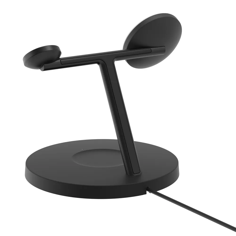 BELKIN BOOST CHARGE PRO 3-in-1 Qi2 15w Wireless Charger with Apple watch fast charge - wireless charger, White