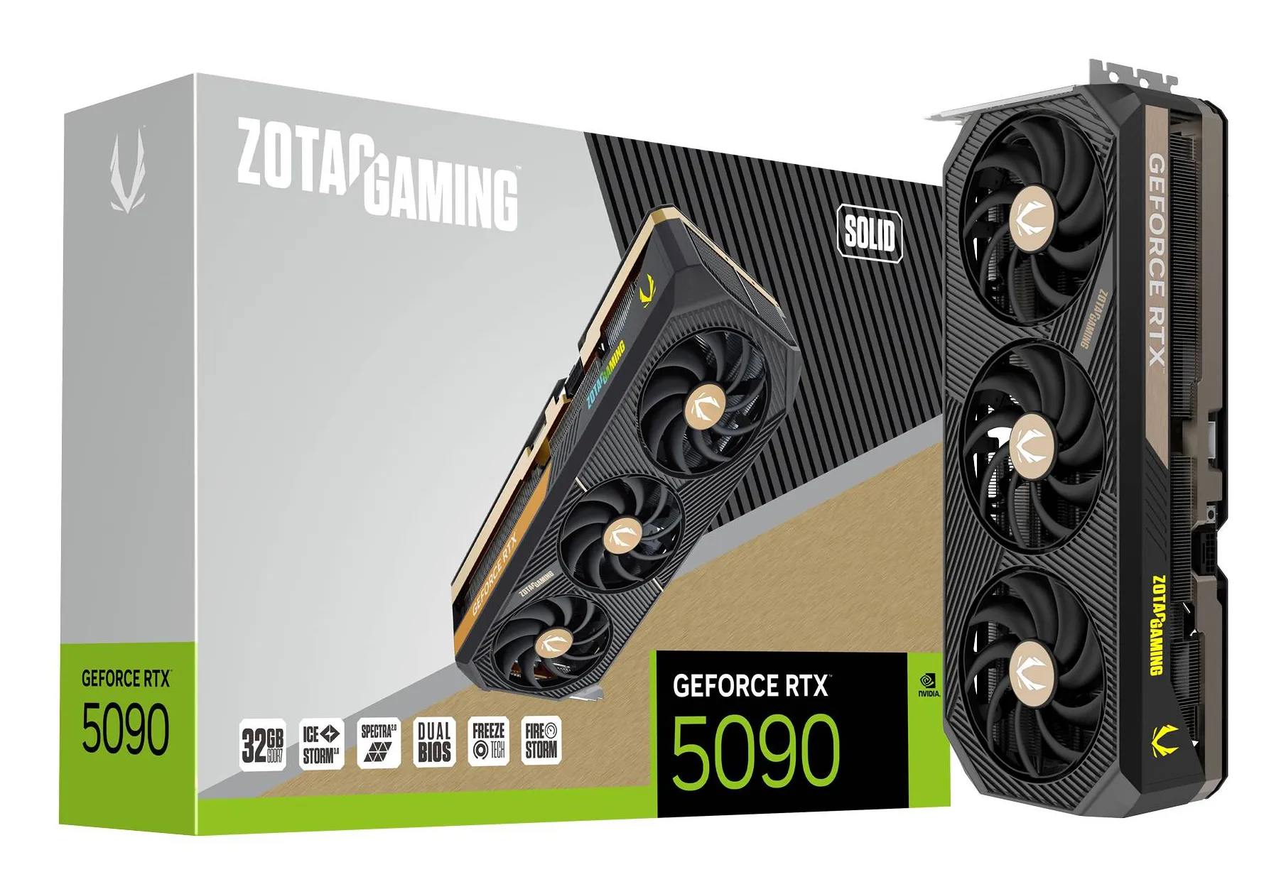 Zotac RTX 5090 Solic 32 GB GDDR7 - grafikkort