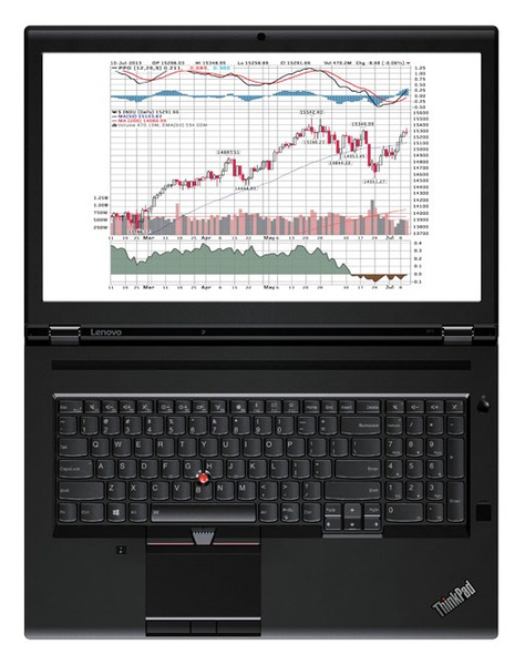Lenovo ThinkPad P71 17.3" i7-7820HQ, 16 GB, 512 GB SSD, NVIDIA Quadro P3000, Win 10 Pro - b&auml;rbar dator, Svart